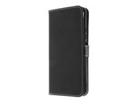 Insmat - Flipomslag til mobiltelefon - ægte læder, pap+papir, polykarbonat, bomuldssyninger - for Xiaomi Redmi 13C 650-3242