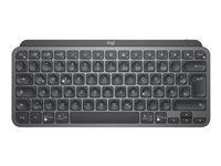 Logitech MX Keys Mini for Business - Tastatur - bagbelyst - trådløs - Bluetooth LE - QWERTY - Pan Nordic - grafit 920-010604