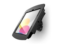 Compulocks Space iPad 10th-11th (A16) Gen Space Enclosure Bow Tilting Wall Mount Black - Monteringssæt (indelukke) - eksponeret frontkamera og hjemmeknap - for tablet - vip - låsbar - aluminium - sort - vægmonterbar - for Apple 10.9-inch iPad Wi-Fi + Cellular; 10.9-inch iPad Air Wi-Fi, Wi-Fi + Cellular 505B209IPDSB