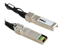 Dell - 100GBase-kabel til direkte påsætning - QSFP28 til QSFP28 - 5 m - 5 m. - fiberoptik - aktiv - for Networking S6100; PowerEdge C6420, R640, R740; PowerSwitch S4112, S5212; Networking Z9100 470-ABPU