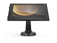 Compulocks Galaxy Tab S9+/S9FE+ 12.4" Apex Enclosure Mast Counter Stand - Monteringssæt (indelukke, stativ) - for tablet - låsbar - metal - sort - skærmstørrelse: 12.4" - disk - for Samsung Galaxy Tab S9 FE+ (12.4 tommer), Tab S9+ (12.4 tommer) 333B124GAPXB