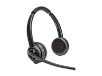 Poly Savi 8420 Office - Savi 8400 series - headset - på øret - DECT / Bluetooth - trådløs - aktiv støjfjerning - sort - Certified for Microsoft Teams 8L5B3AA#ABB