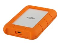 LaCie Rugged USB-C - Harddisk - 4 TB - ekstern (bærbar) - USB 3.1 Gen 1 (USB-C stikforbindelse) - orange STFR4000800