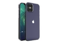Insmat Crystal - Bagsidecover til mobiltelefon - termoplastisk polyuretan (TPU) - klar glas - for Apple iPhone 12, 12 Pro 650-1816