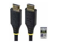 StarTech.com - Ultra High Speed - HDMI-kabel - HDMI han til HDMI han - 50 cm - afskærmet - sort - passivt, 4K120 Hz support, 8K60 Hz (7680 x 4320) support HDMI21-CBL-8K60-50CM