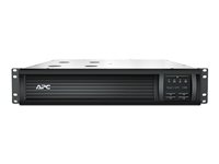 APC Smart-UPS 1500 - UPS (rackversion) - AC 120 V - 1000 Watt - 1440 VA - USB, serial - output-stikforbindelser: 6 - 2U - sort - TAA-kompatibel SMT1500RMX93
