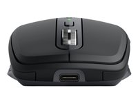 Logitech MX Anywhere 3S for Business - Mus - højrehåndet - optisk - 6 knapper - trådløs - Bluetooth - Logitech Logi Bolt USB-modtager - grafit 910-006958