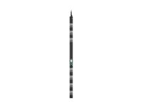 APC NetShelter Rack PDU Advanced - Strømfordelingsenhed (rackversion) - med måler - AC 400/415 V - 11.5 kW - 11500 VA - tre faser - Ethernet 10/100/1000, Ethernet 10/100 - input: IEC 60309 520P6 - output-stikforbindelser: 42 (21 x IEC 60320 C13/C15/C19/C21, 21 x IEC 60320 C13/C15) - 0U - 1.8 m ledning - sort APDU10250ME
