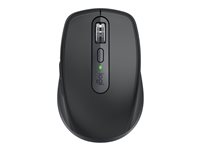 Logitech MX Anywhere 3S - Mus - optisk - 6 knapper - trådløs - Bluetooth - grafit 910-006929