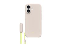 Beats - Bagsidecover til mobiltelefon - med støtteben og kamerakontrol - MagSafe-kompatibilitet - polykarbonat - kalksten - for iPhone 17 MGTL4LL/A