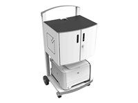 Compulocks CartiPad Uno Tablet / Laptop Charging Rolling Cart 16 Devices EU Power Plug - Vogn med hjul (kun opladning) - svejset stål - skærmstørrelse: 13" UNO-EU