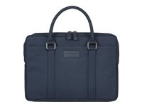 dbramante1928 Stelvio Slim Laptop Bag PURE - Bæretaske til notebook - 14" - blå, sølvfinish-hardware BG14PLBU3321