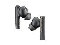 Poly Voyager Free 60+ - Ægte trådløse øretelefoner med mik. - i øret - Bluetooth - aktiv støjfjerning - USB-A via Bluetooth adapter, 3,5 mm jackstik - carbon-sort - Certified for Zoom Rooms 7Y8G4AA