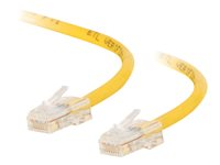 C2G Cat5e Non-Booted Unshielded (UTP) Network Crossover Patch Cable - Krydskabel - RJ-45 (han) til RJ-45 (han) - 2 m - UTP - CAT 5e - strenget, uniboot - gul 83351