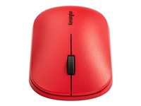 Kensington SureTrack - Mus - optisk - 4 knapper - trådløs - 2.4 GHz, Bluetooth 5.0 LE, Bluetooth 3.0 - trådløs modtager (USB) - rød K75352WW
