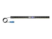 Eaton G4 - Strømfordelingsenhed (rackversion) - målt input - 200 - 240 V - 3.7 kW - 1-faset - Ethernet 10/100/1000 - input: IEC 60309 16A - output-stikforbindelser: 24 (12 x IEC 60320 C13, 12 x IEC 60320 C39) - 0U - 3 m ledning - sort EVMIF116A