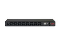APC Metered Rack PDU AP7820B - Strømfordelingsenhed (rackversion) - AC 200/208/230 V - 2300 VA - Ethernet 10/100 - input: IEC 60320 C14 - output-stikforbindelser: 8 (power IEC 60320 C13) - 1U - 1.98 m ledning - for P/N: SMTL1000RMI2UC, SMX1000C, SMX1500RM2UC, SMX1500RM2UCNC, SMX750C, SMX750CNC AP7820B