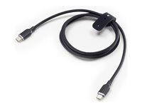 mophie charge stream - USB-kabel - 24 pin USB-C (han) til 24 pin USB-C (han) - 2 m - USB Power Delivery (30 W) - sort 409912827
