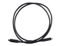 Targus - USB-kabel - 24 pin USB-C (han) til 24 pin USB-C (han) - USB 3.1 Gen 2 - 5 A - 1 m - omvendelig C-stikforbindelse, 4K support - sort ACC927EU