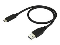 StarTech.com USB to USB C Cable - 1.6 ft / 0.5m - M/M - USB 3.1 (10Gbps) - USB-C to USB 3.1 - USB Type C to Type A Cable (USB31AC50CM) - USB-kabel - USB Type A (han) til USB-C (han) - USB 3.1 Gen 2 - 50 cm - for P/N: 4SD4FCRU31C, HBS304A24A, M2E1BMU31C, M2E1BRU31C, PEXUSB311AC3, SDOCK4U313 USB31AC50CM