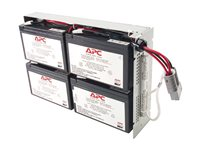 APC Replacement Battery Cartridge #23 - UPS-batteri - Blysyre - sort - for P/N: SUA1000R2ICH, SUA1000RM2UTW, SUA1000RMI2U(P), SUA1000RMI2U-3XW, SUA1000RMI2U-5XW RBC23
