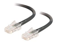C2G Cat5e Non-Booted Unshielded (UTP) Network Crossover Patch Cable - Krydskabel - RJ-45 (han) til RJ-45 (han) - 1 m - UTP - CAT 5e - strenget, uniboot - sort 83315