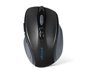 Kensington Pro Fit Mid-Size - Mus - højrehåndet - optisk - 6 knapper - trådløs - 2.4 GHz - trådløs modtager (USB) - sort K72405EU