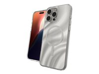 ZAGG Milan Snap - Bagsidecover til mobiltelefon - MagSafe-kompatibilitet - swirl glitter - for Apple iPhone 16 Pro 702315121