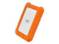 LaCie Rugged Secure STFR2000403 - Harddisk - krypteret - 2 TB - ekstern (bærbar) - USB 3.1 Gen 1 (USB-C stikforbindelse) - 256-bit AES - med 2 års Rescue Data Recovery Service Plan STFR2000403