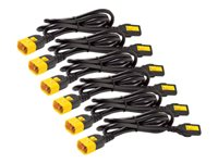 APC - Strømkabel - power IEC 60320 C13 til IEC 60320 C14 - 10 A - 1.22 m - sort - for P/N: SCL500RMI1UC, SCL500RMI1UNC, SMTL750RMI2UC, SRT1500RMXLI, SRT1500XLI, SRT2200XLI-KR AP8704S-WW