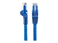 StarTech.com 1m LSZH CAT6 Ethernet Cable, 10 Gigabit Snagless RJ45 100W PoE Network Patch Cord with Strain Relief, CAT 6 10GbE UTP, Blue, Individually Tested/ETL, Low Smoke Zero Halogen - Category 6 - 24AWG (N6LPATCH1MBL) - Patchkabel - RJ-45 (han) til RJ-45 (han) - 1 m - 6 mm - UTP - CAT 6 - knastfri - blå N6LPATCH1MBL