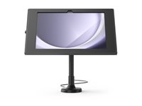 Compulocks Galaxy Tab S9+/S9FE+ 12.4" Apex Enclosure Flex Arm Mount Black - Stativ - for tablet - flex arm mount - låsbar - metalramme - sort - skærmstørrelse: 12.4" - for Samsung Galaxy Tab S9 FE+, Tab S9+ 159B124GAPXB