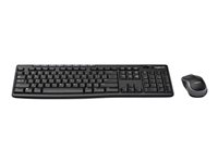 Logitech MK270 Wireless Combo - Sæt med mus og tastatur - trådløs - 2.4 GHz - Nordisk 920-004535